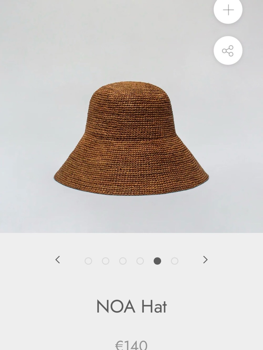 Maison NH Paris Noa Bucket Hat - Brown
